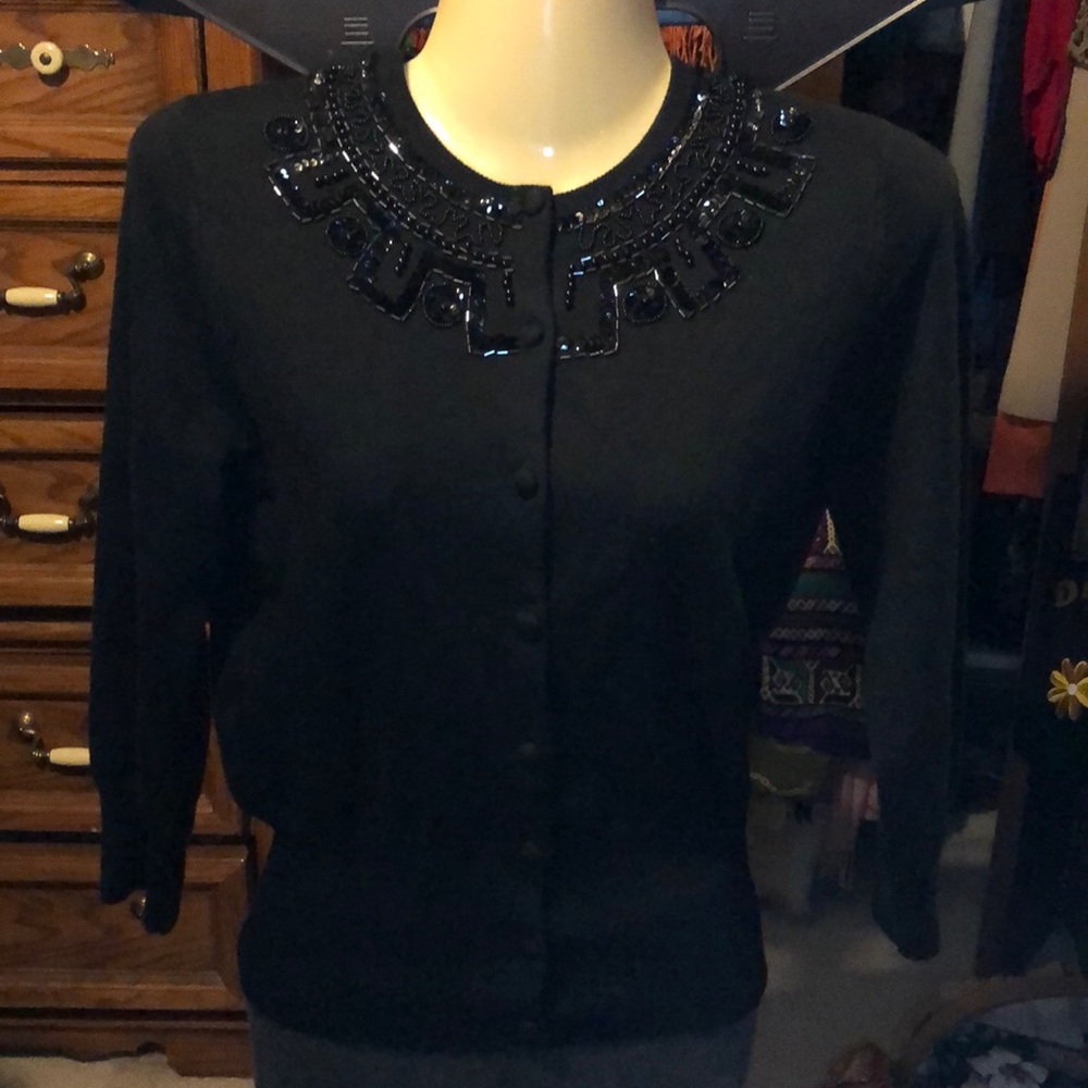 Jeweled cardigan